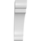 Ekena Millwork 3 1/2-in. W x 14-in. D x 14-in. H Olympic Architectural Grade PVC Knee Brace BRCP035X14X14OLY - alternate 3